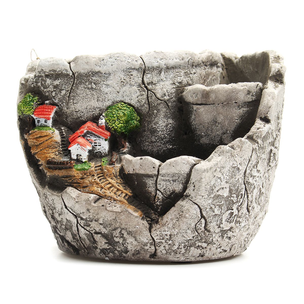 13-x-10cm-Succulent-Plant-Unglazed-Cement-Flower-Pot-Sky-Garden-House-Decorations-1473218