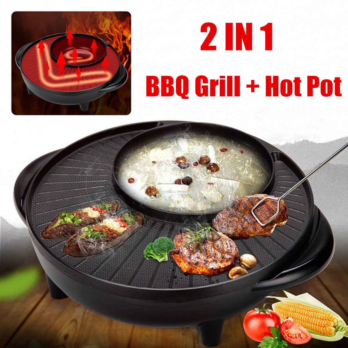1350W-220V-2-In-1-Electric-Non-Stick-BBQ-Grill-Plate-Steamboat-Hot-Pot-34cm-1677480