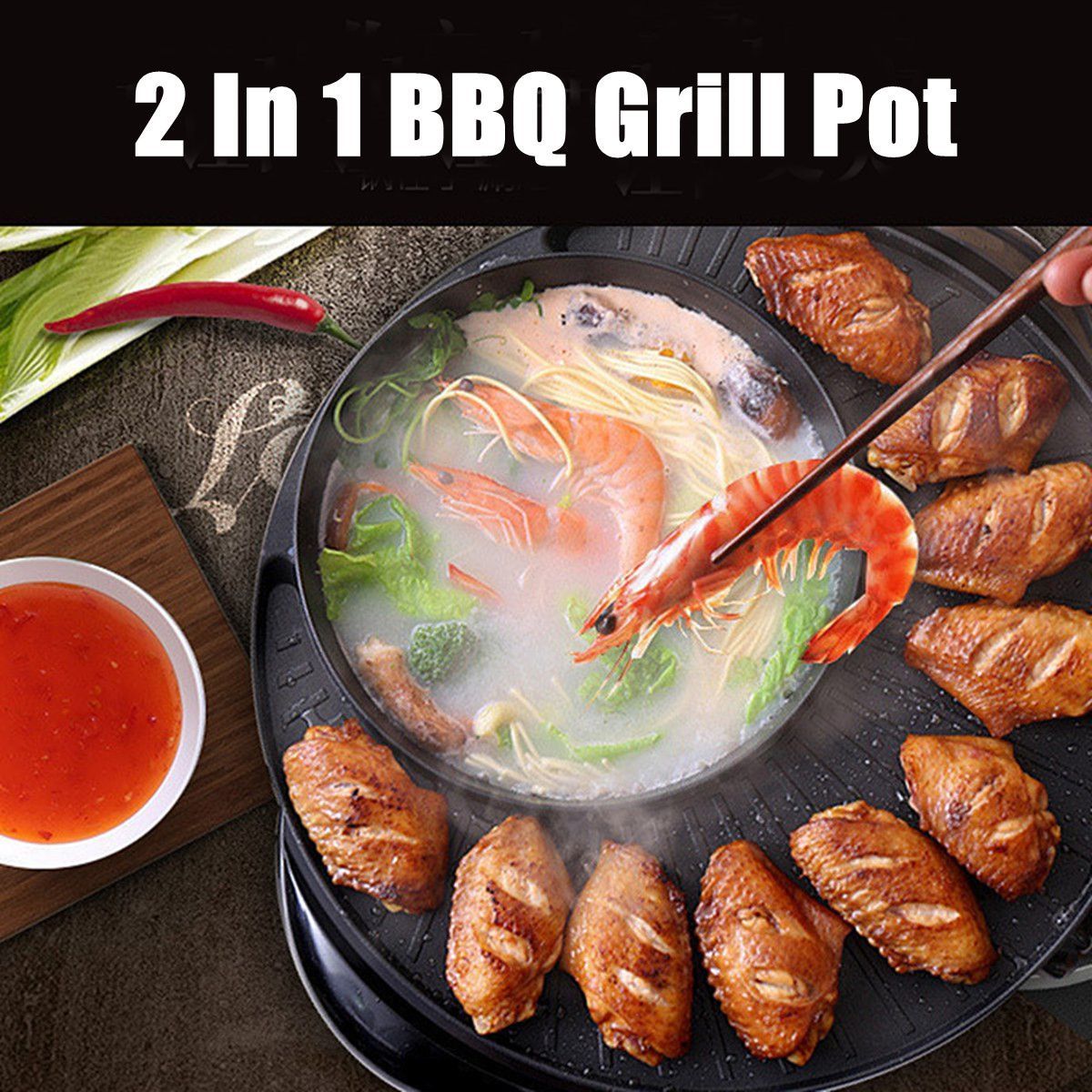 1350W-220V-2-In-1-Electric-Non-Stick-BBQ-Grill-Plate-Steamboat-Hot-Pot-34cm-1677480