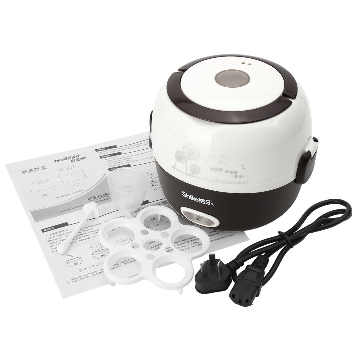 13L-Electric-Portable-Lunch-Box-Rice-Cooker-Steamer-2-Layer-Stainless-Steel-Container-Food-1179956