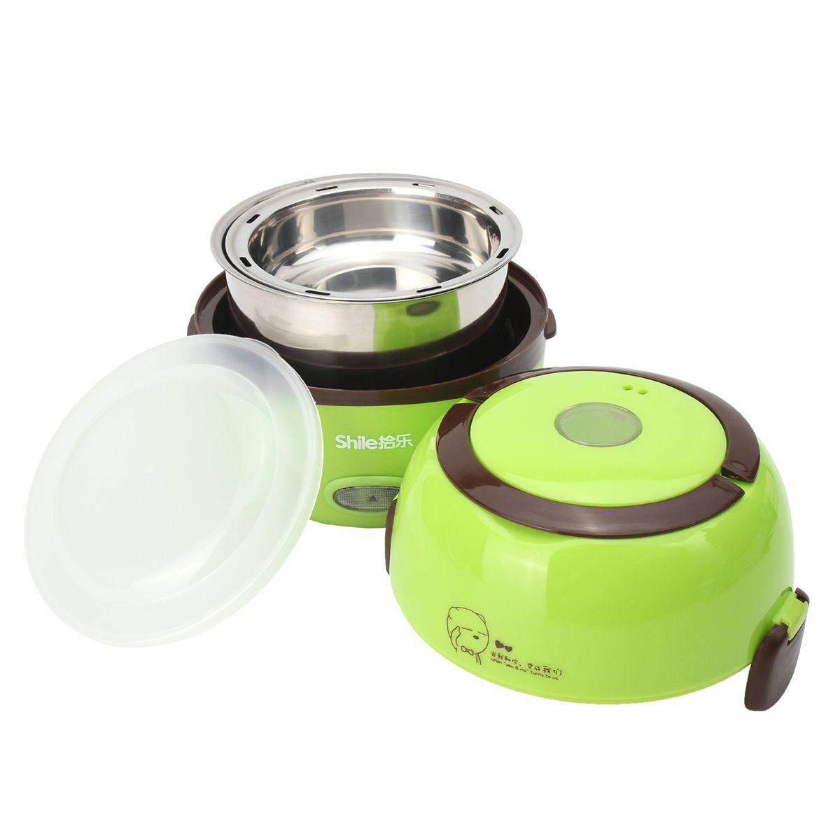 13L-Electric-Portable-Lunch-Box-Rice-Cooker-Steamer-2-Layer-Stainless-Steel-Container-Food-1179956