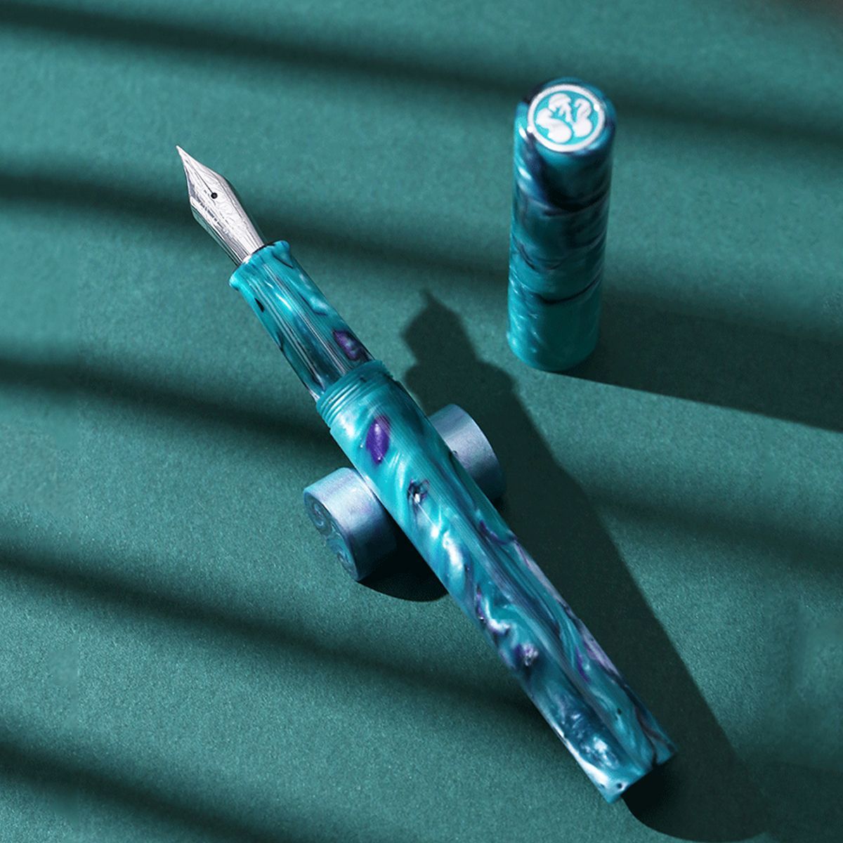 145x15cm-Screw-Cap-F-shape-Iridium-Nib-LIY-Fountain-Pen-With-Box-Student-Office-Ink-Pens-1470958