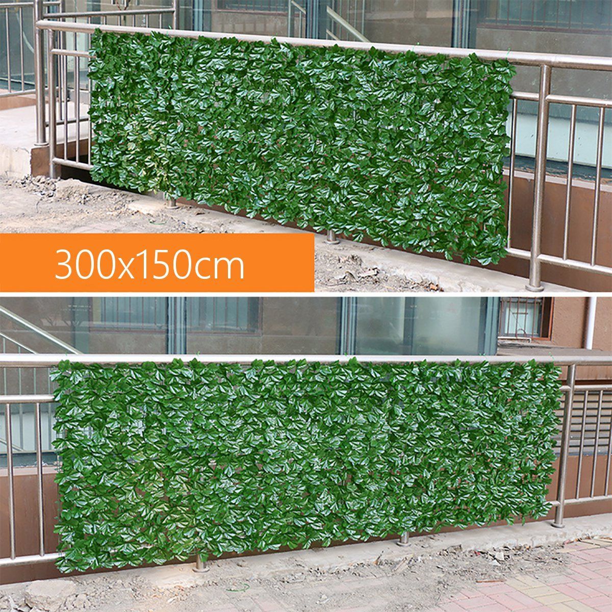 150x300cm-Screen-Artificial-Faux-Ivy-Leaves-Wall-Garden-Fence-Outdoor-Home-Decorations-1587810