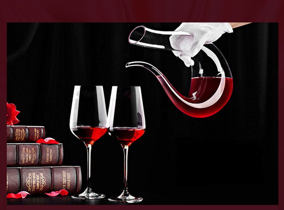 15L-Wine-Champange-Glass-Decanter-U-shaped-Bottle-Jug-Pourer-Aerator-Lead-Free-Crystal-Glass-1136894