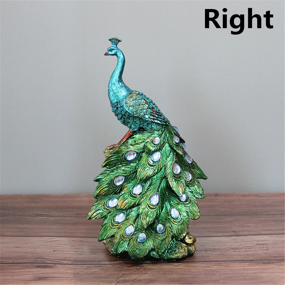 15x13x26cm-Peacock-Statue-Decorative-Home-Office-Art-Decorations-Desktop-Gift-1475553