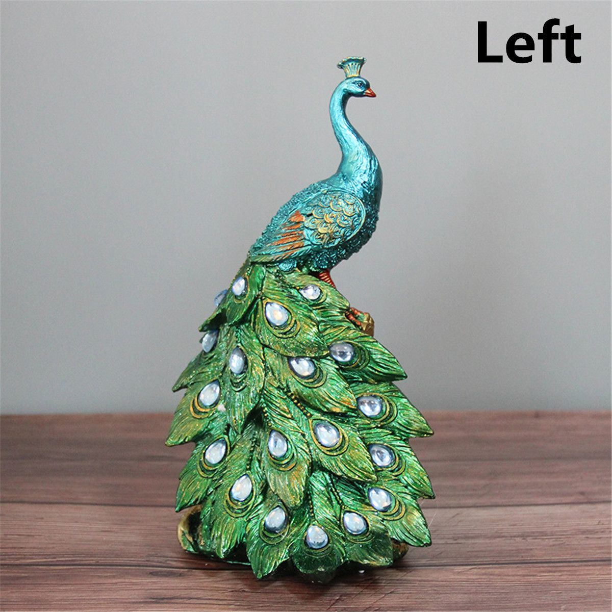 15x13x26cm-Peacock-Statue-Decorative-Home-Office-Art-Decorations-Desktop-Gift-1475553