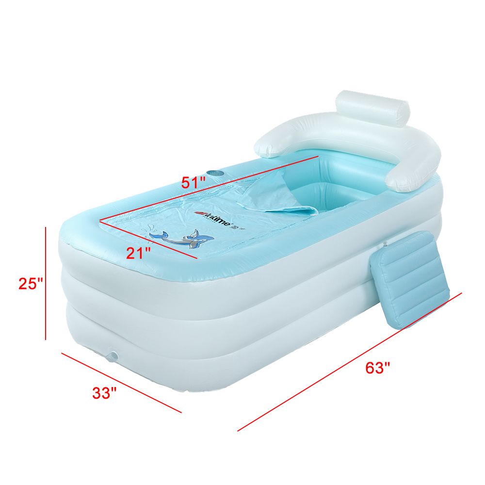 160x84x64cm-Foldable-Inflatable-PVC-Bathtub-With-Air-Pump-Multifunctional-Health-Bath-1734303