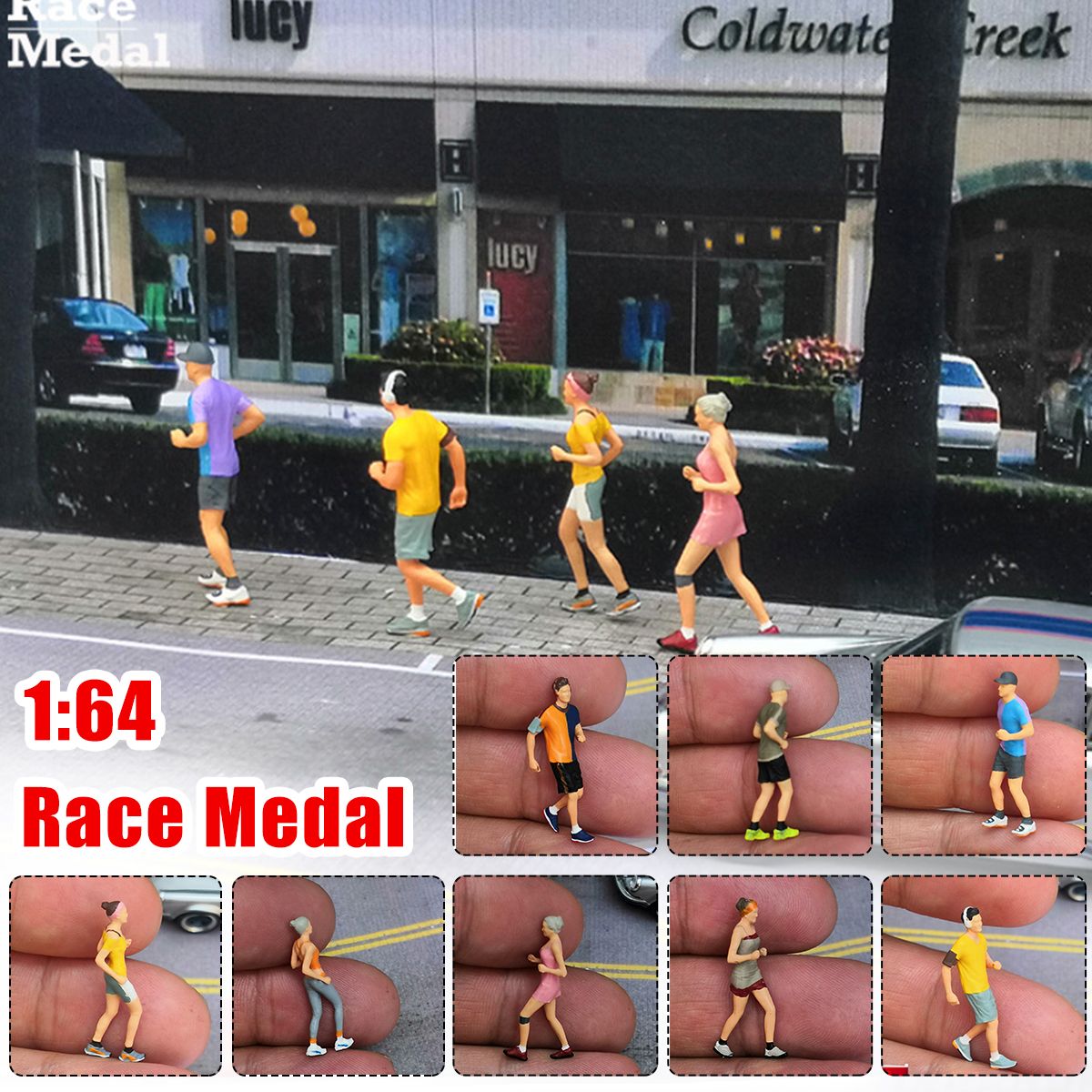 164-Scale-Resin-Character-Model-Race-Medal-Figures-Model-Gift-For-Kids-1725299