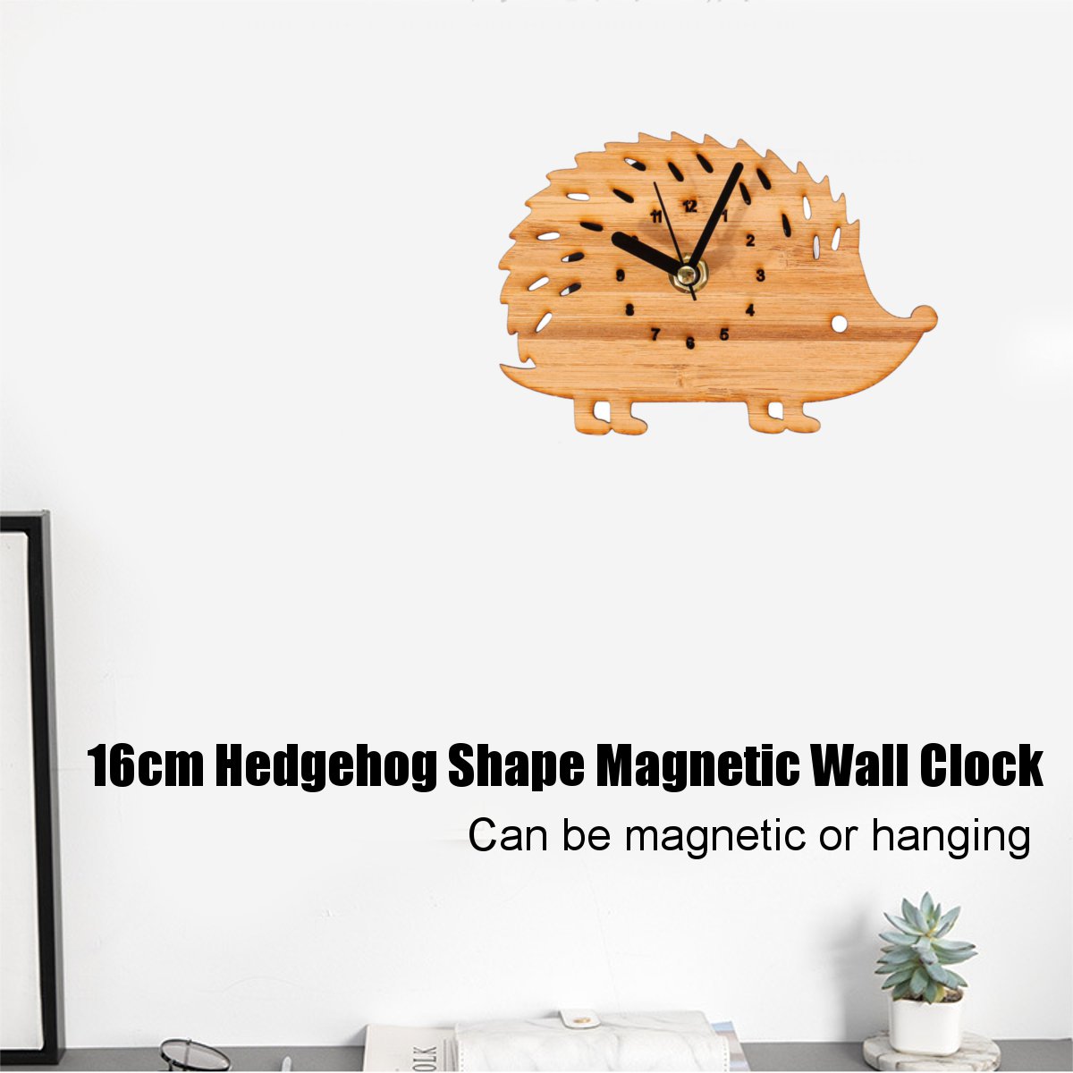16cm-Animal-Shape-Magnetic-Wall-Clock-Home-Refrigerator-Door-Hanging-Decorations-1629507
