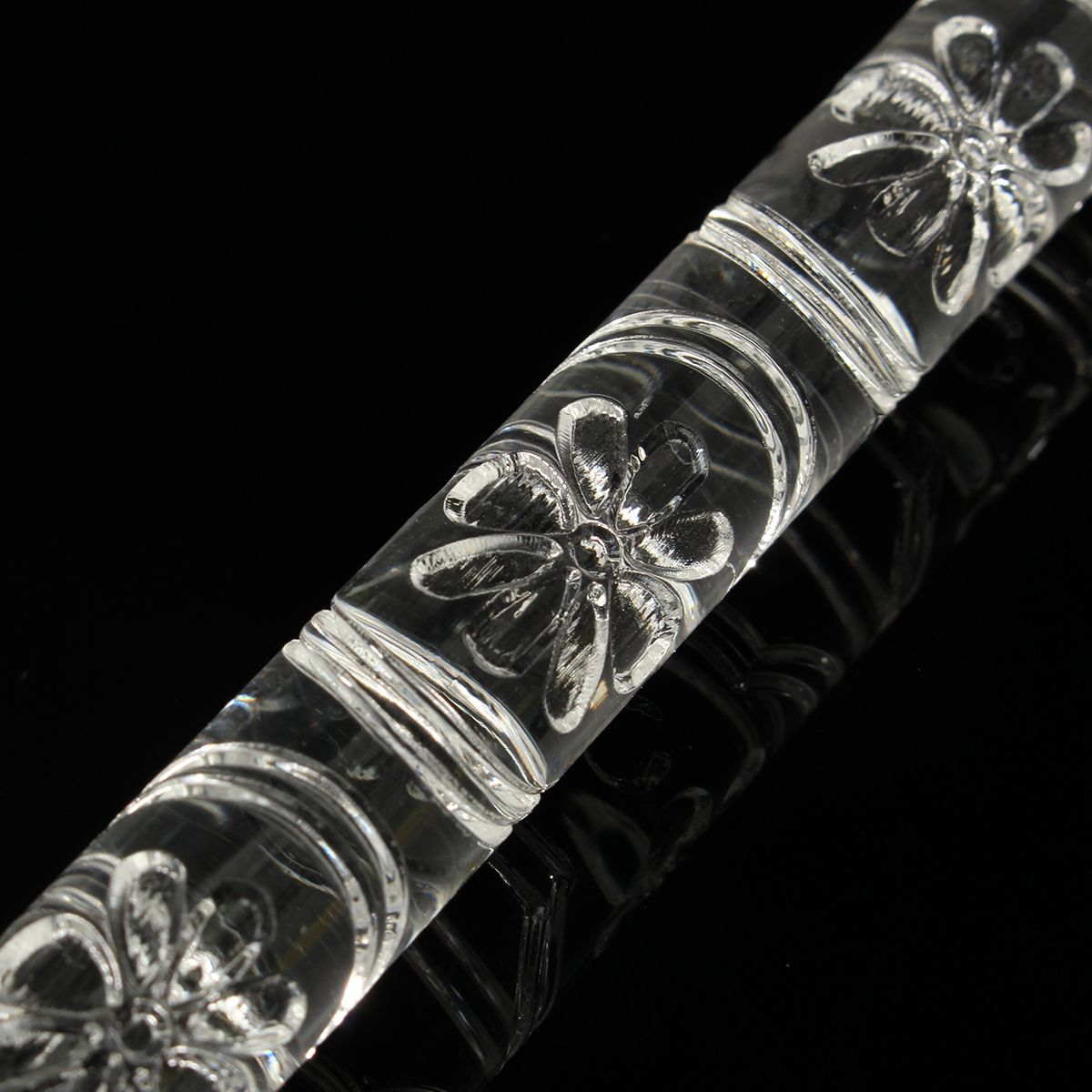 16cm-Fondant-Embossed-Rolling-Pin-Flower-Pattern-Acrylic-Cake-Pastry-Dough-Embossing-Craft-Roller-1379883