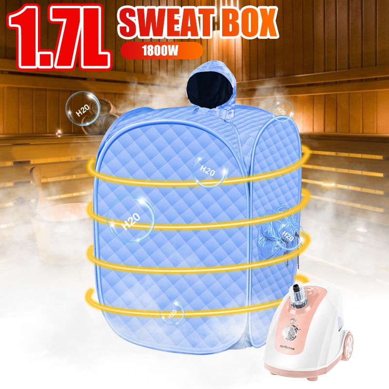 17L-1800W-Steam-Sauna-Spa-Room-Home-Full-Body-Slimming-Folding-Detox-Therapy-1763314