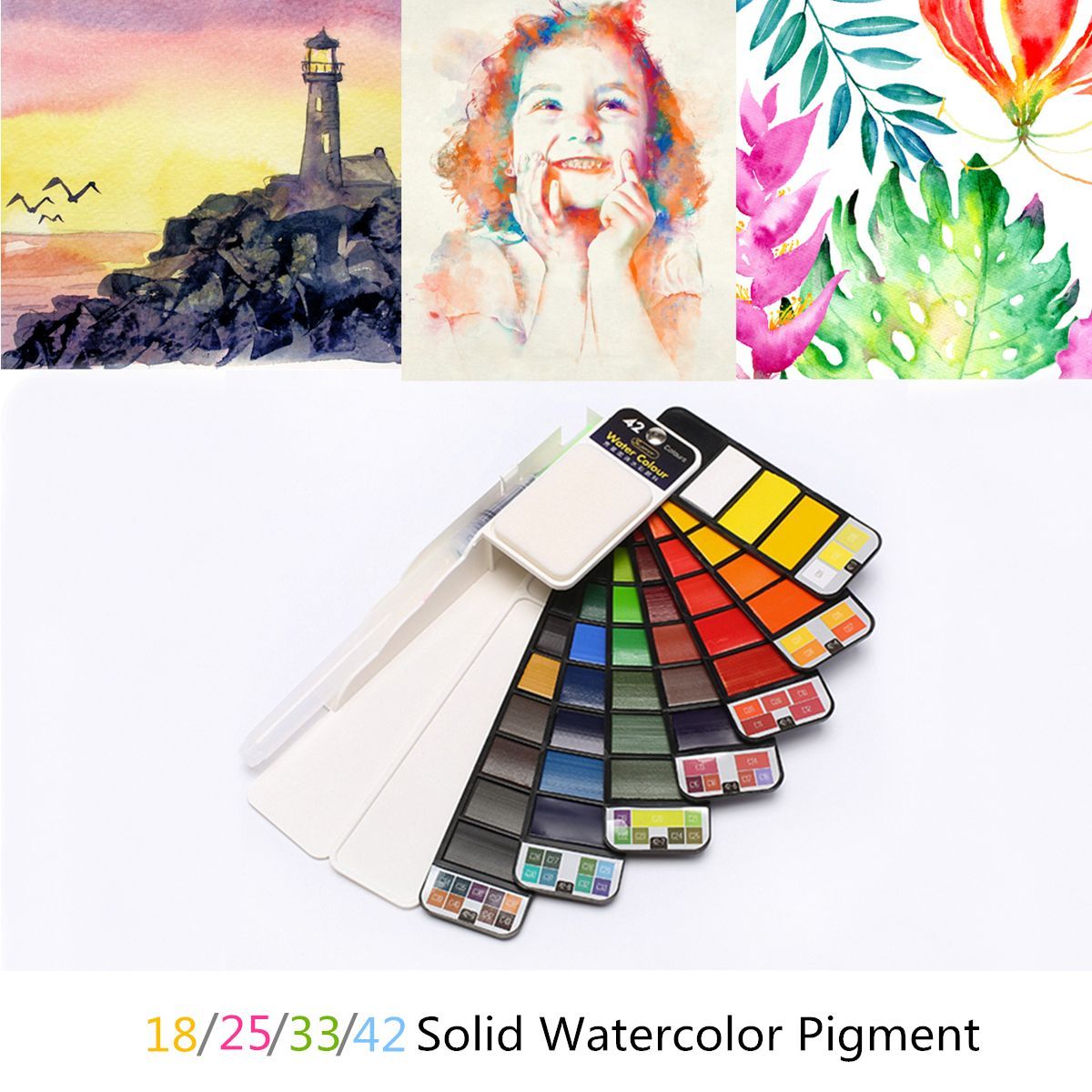 18253342-Acrylic-Paint-Portable-Solid-Watercolor-Pigment-Paint-Set-w-Water-Brush-1449161