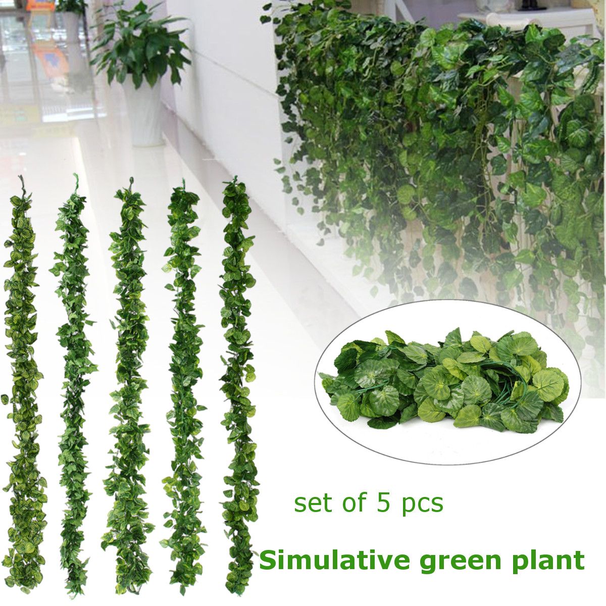 198cm-Artificial-Ivy-Leaf-Vine-Foliage-Green-Hanging-Garland-Plant-Home-Wedding-Decorations-1557782