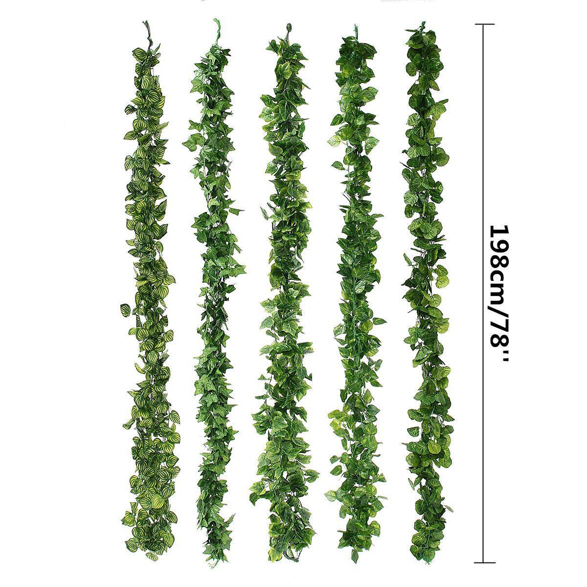 198cm-Artificial-Ivy-Leaf-Vine-Foliage-Green-Hanging-Garland-Plant-Home-Wedding-Decorations-1557782