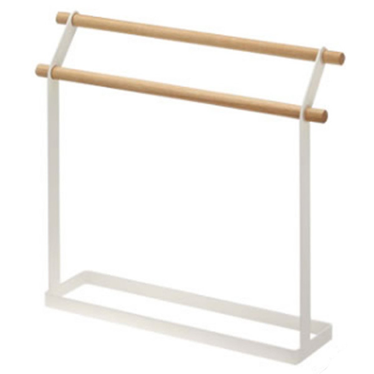 2-Tier-Iron-Towel-Holder-Storage-Organizer-Drying-Rack-Hanger-Kitchen-Bathroom-1629710