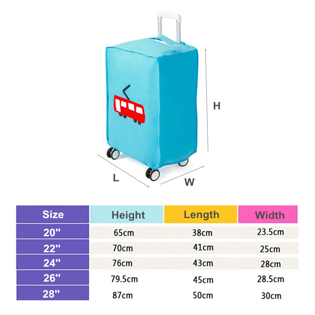 20-28-Elastic-Luggage-Suitcase-Trolley-Case-Cover-Protector-Nonwoven-Dustproof-Bag-1329399