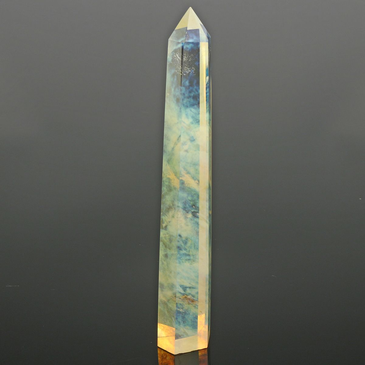 200mm-Natural-Asian-Rare-Citrine-Quartz-Crystal-Hexagonal-Wand-Point-Healing-Decorations-Gift-1394853