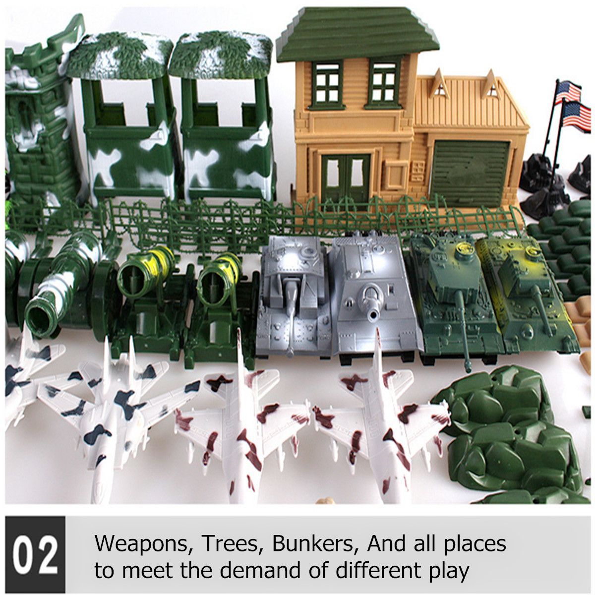 200pcs300pcs-Army-Soldier-Military-Model-DIY-War-Scene-Kids-Toys-1472979
