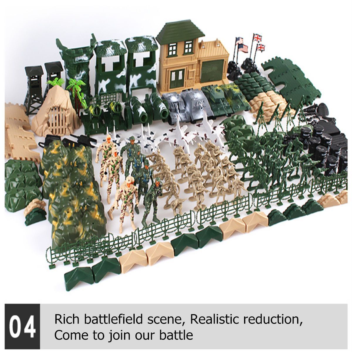 200pcs300pcs-Army-Soldier-Military-Model-DIY-War-Scene-Kids-Toys-1472979