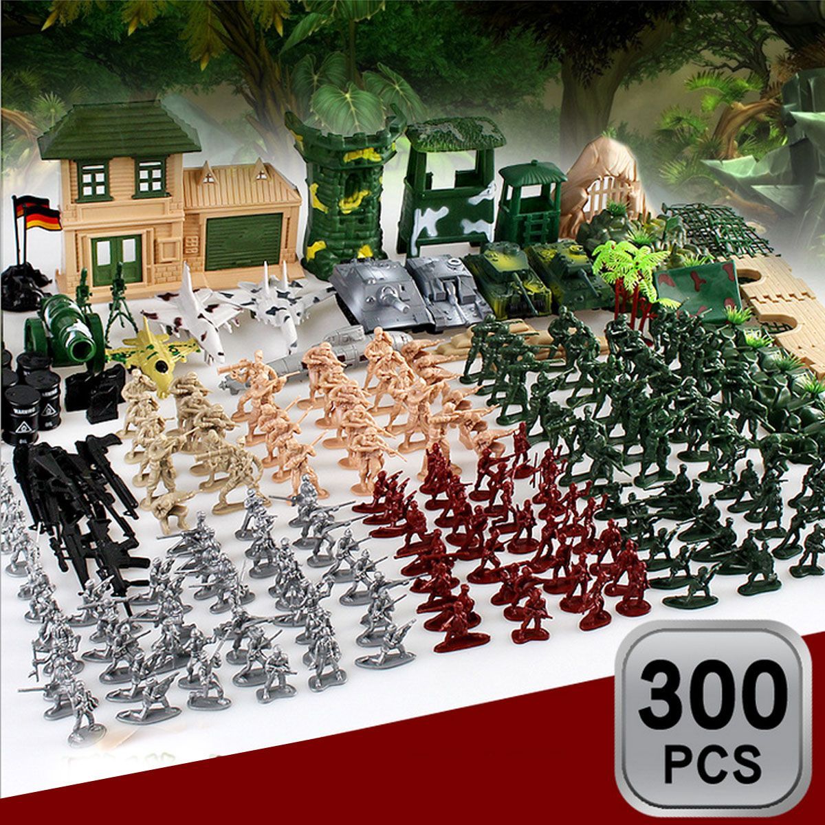 200pcs300pcs-Army-Soldier-Military-Model-DIY-War-Scene-Kids-Toys-1472979