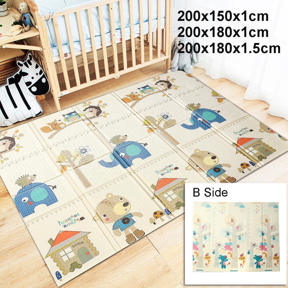 200x180cm-2-Sides-Baby-Crawling-Thick-Play-Cover-Mat-Folding-Rug-Floor-Carpet-1581272
