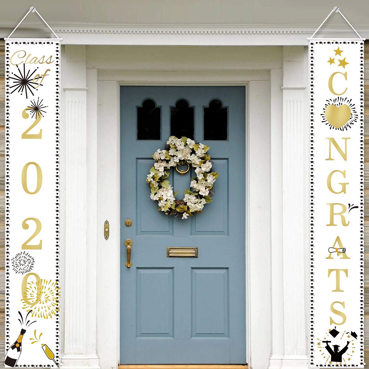 2020-Graduation-Porch-Sign-Graduats-Hanging-Banner-Cloth-Plaques-Signs-30x180CM-Decorations-1648096