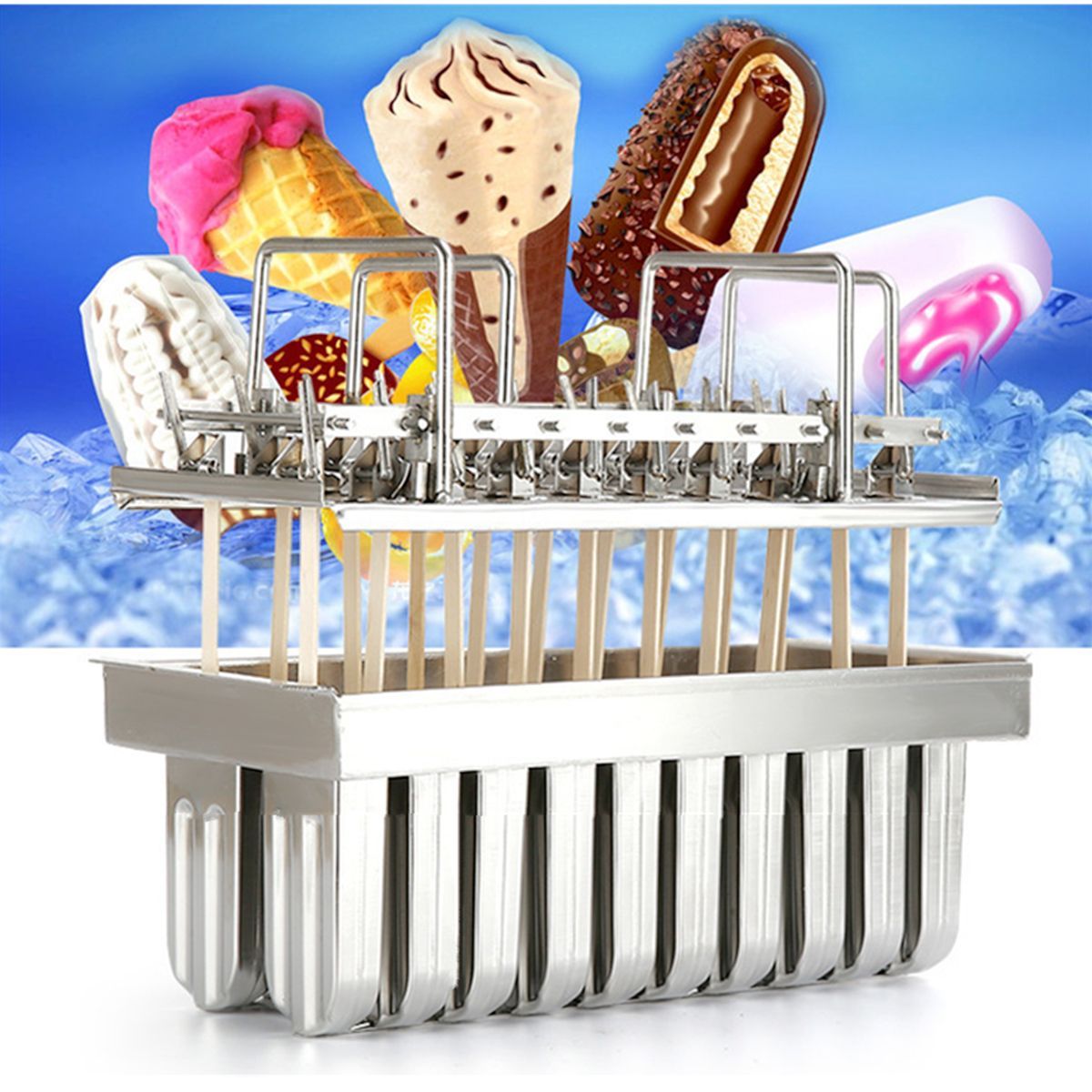 20Pcs-Stainless-Steel-Molds-Frozen-Ice-Cream-Pop-Popsicle-Holder-Maker-Sticks-Mould-1337018