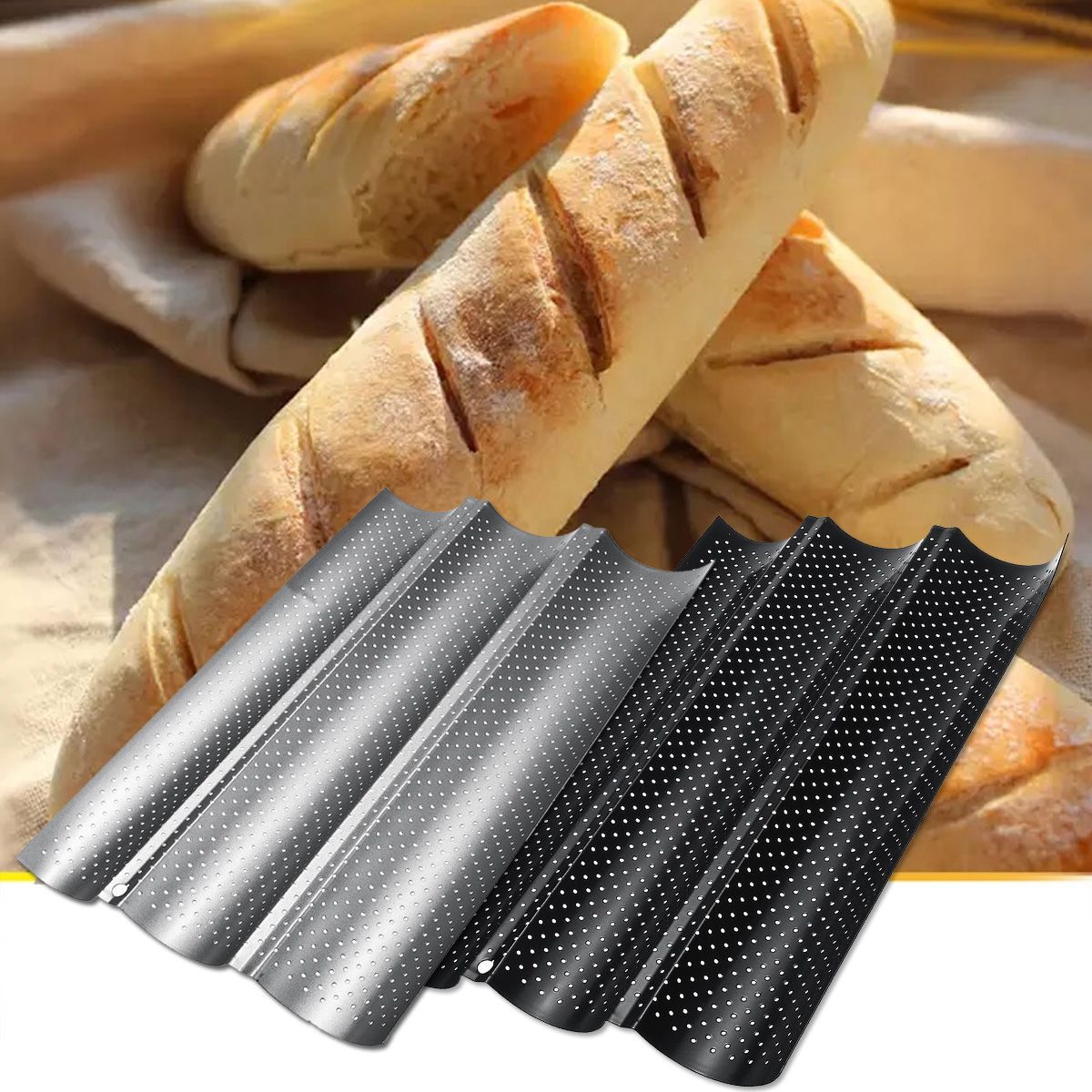 23-Grooves-Alloy-Non-Stick-French-Bread-Baking-Tray-Baguette-Pan-Tin-Tray-Bakeware-Mold-1393436