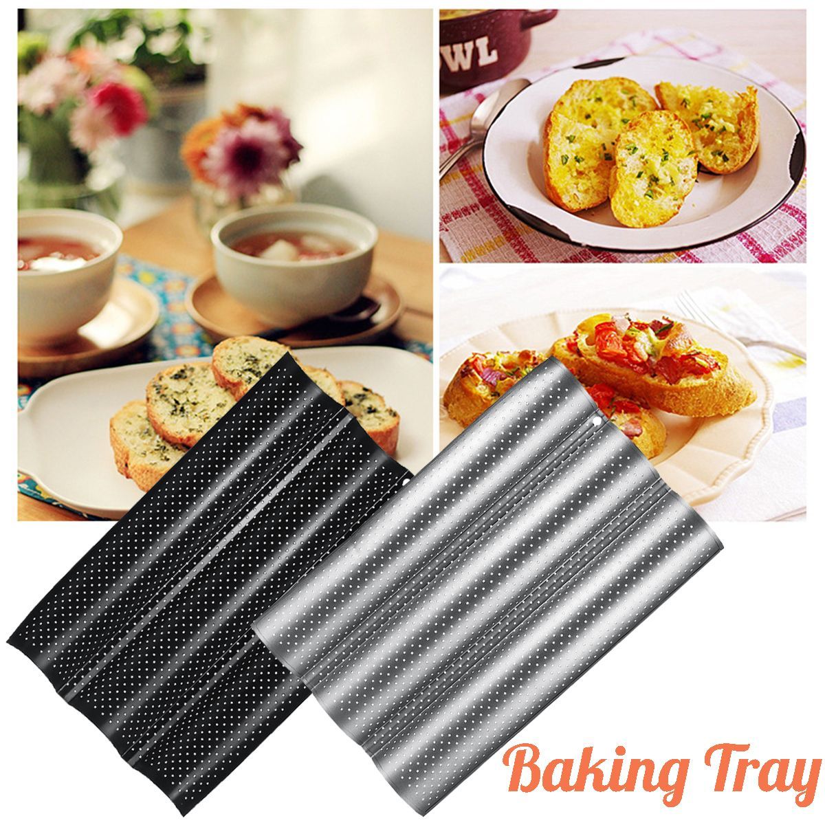 23-Grooves-Alloy-Non-Stick-French-Bread-Baking-Tray-Baguette-Pan-Tin-Tray-Bakeware-Mold-1393436