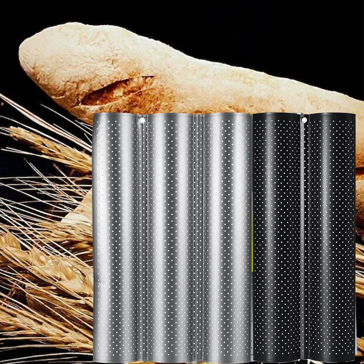 23-Grooves-Alloy-Non-Stick-French-Bread-Baking-Tray-Baguette-Pan-Tin-Tray-Bakeware-Mold-1393436