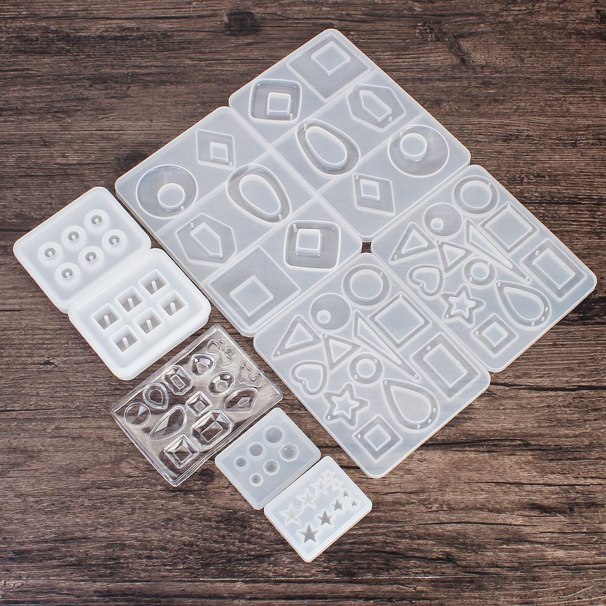 248PCS-Silicone-Earring-Pendant-Mold-Necklace-Jewelry-Resin-Mould-Casting-Craft-1704653