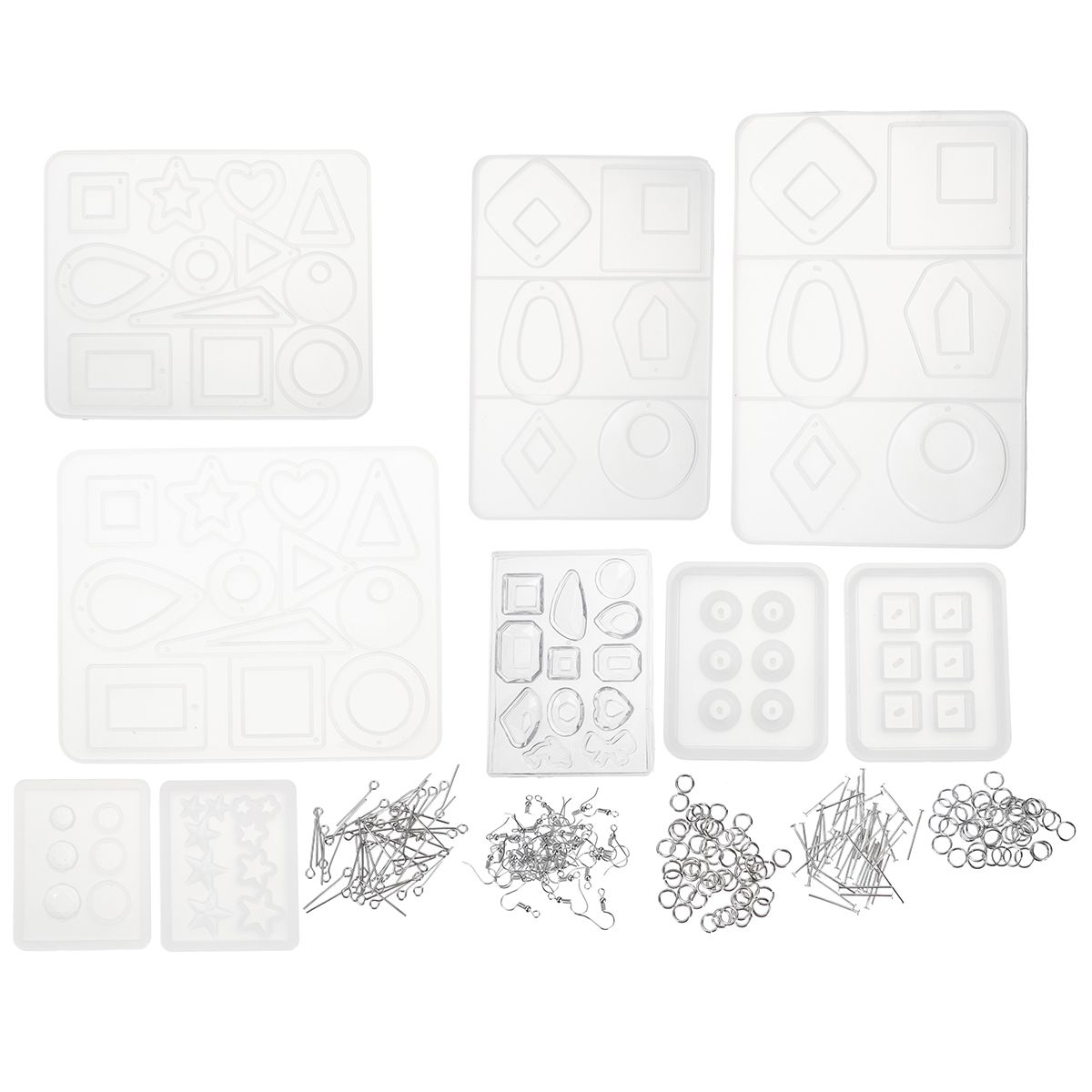 248PCS-Silicone-Earring-Pendant-Mold-Necklace-Jewelry-Resin-Mould-Casting-Craft-1704653
