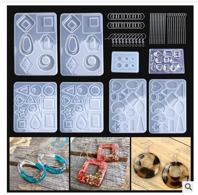 248Pcs-Resin-Casting-Molds-Jewelry-Making-Silicone-Mould-Metal-Pendant-Craft-Kit-1667574