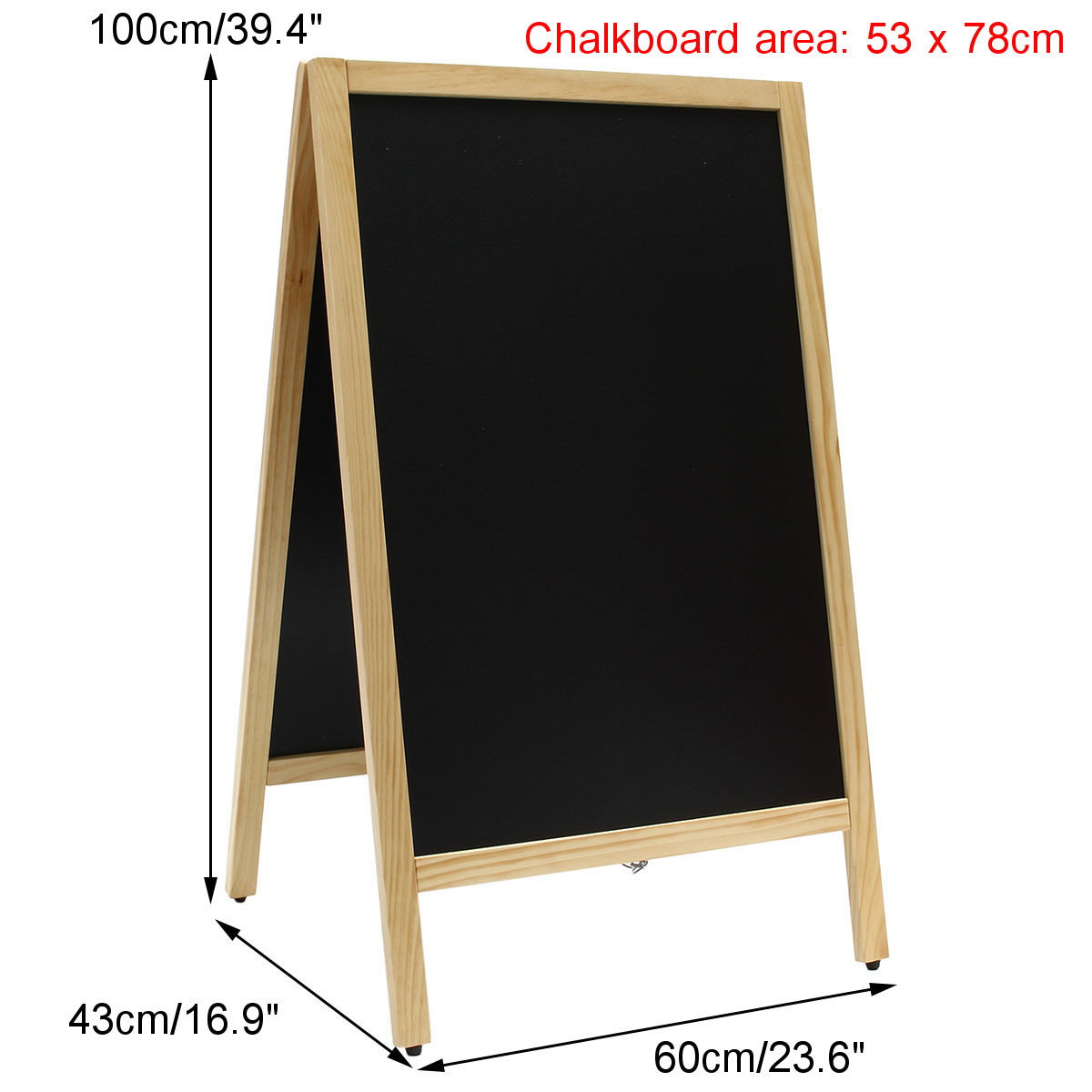 24x39-Inch-Double-sided-Foldable-Pinewood-Frame-Chalkboard-Wedding-Shop-Sign-Memo-Message-Menu-Board-1267623