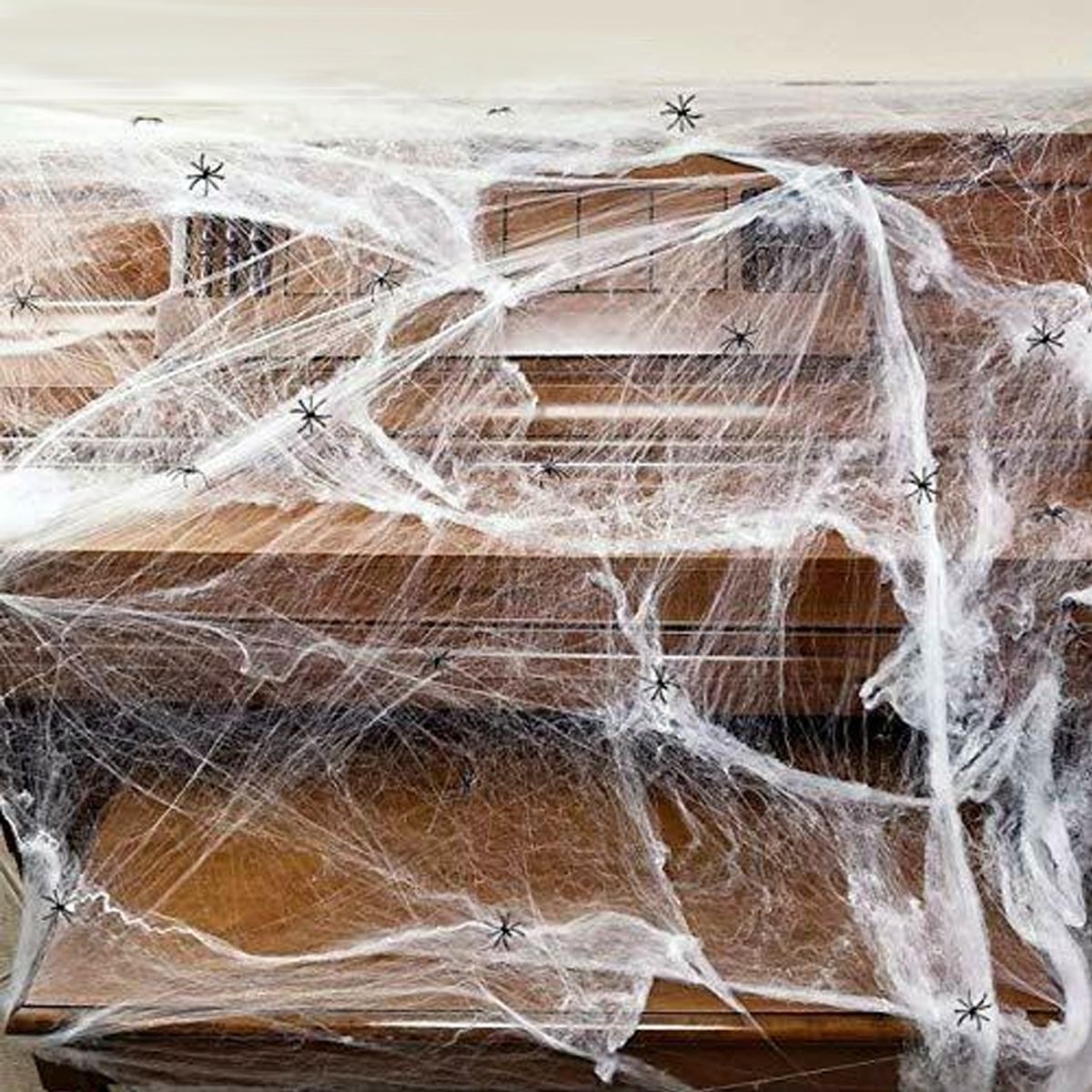 250g-Spider-Web-With-48Pcs-Small-Spiders-Halloween-Outdoor-Party-Decorations-Props-Supplies-1730880