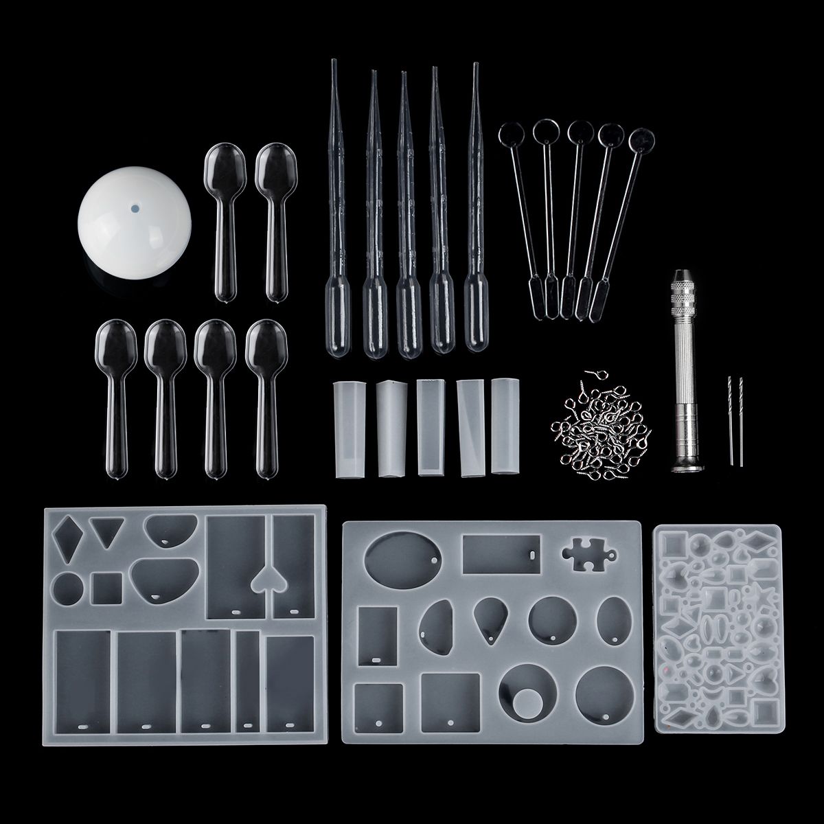 25Pcs-Resin-Casting-Molds-Kit-Silicone-Making-Jewelry-DIY-Pendant-Craft-Set-1704660