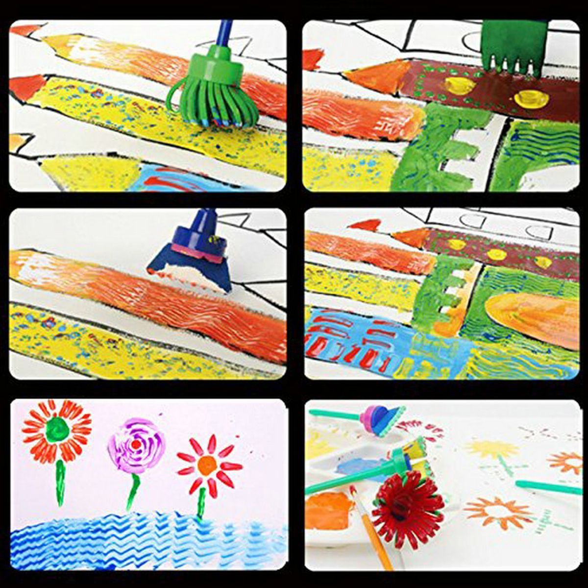 27Pcs-Drawing-Stamp-Painting-Pen-Sponge-Brushes-Storage-Bag-Set-Children-Toys-Gift-1513615