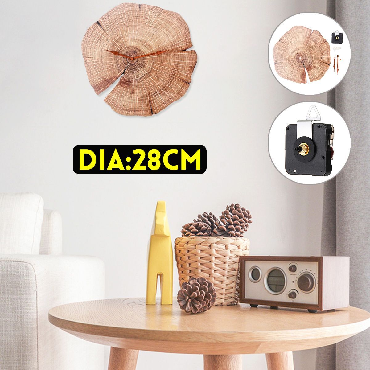 28cm-11-Retro-Round-Wooden-Wall-Clock-DIY-Room-Home-Office-Bar-Decoration-1485160
