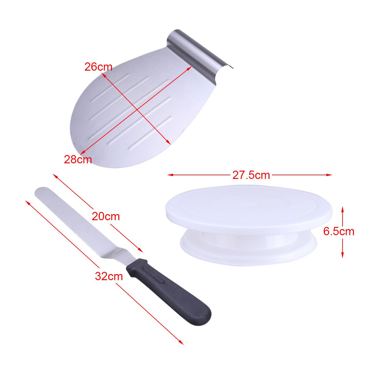 28cm-Rotating-Cake-Icing-Decorating-Revolving-Display-Stand-Turntable-Smoother-1515760