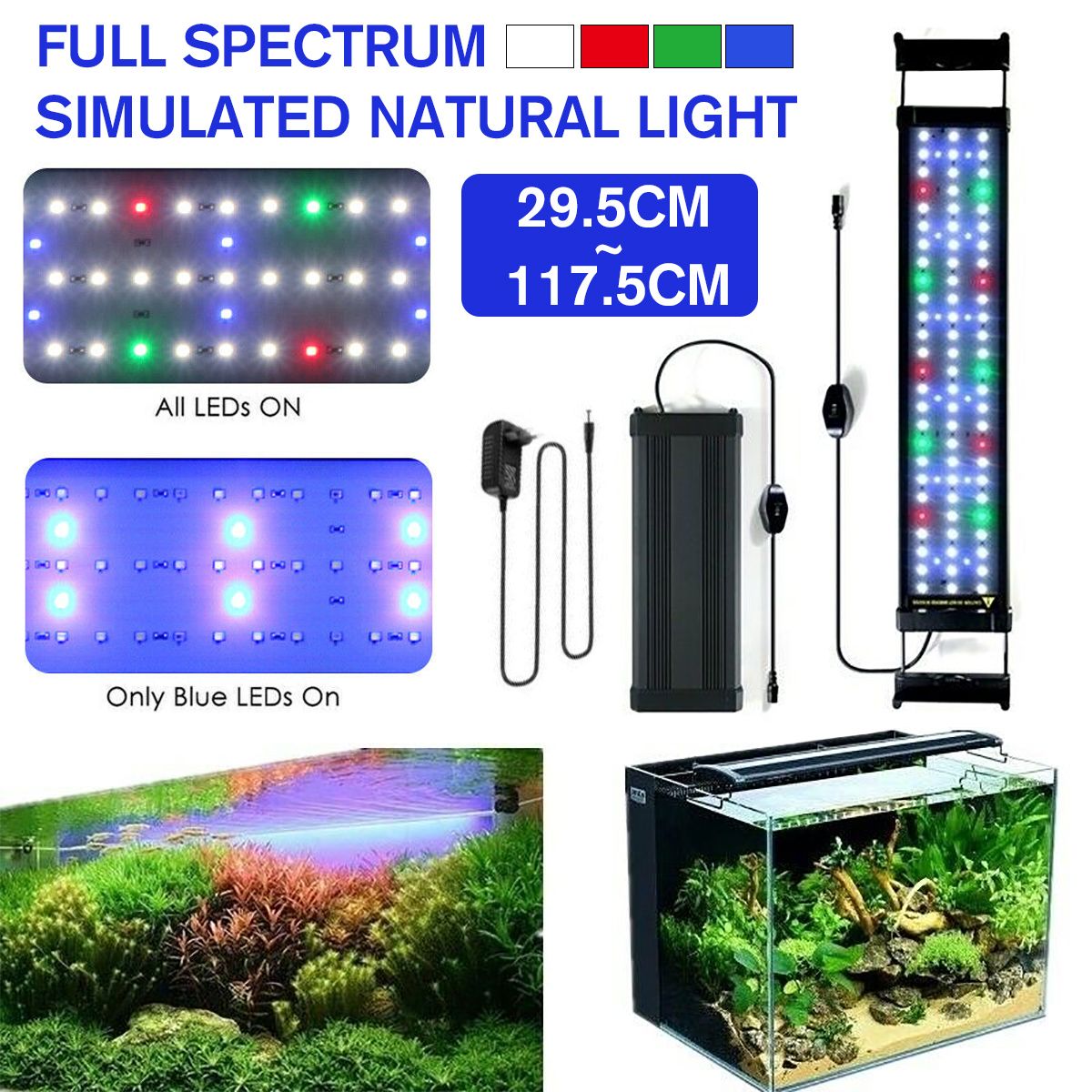 29-175cm-Aquarium-LED-ing-Full-Spectrum-Marine-Multi-Color-Fish-Tank-1632260