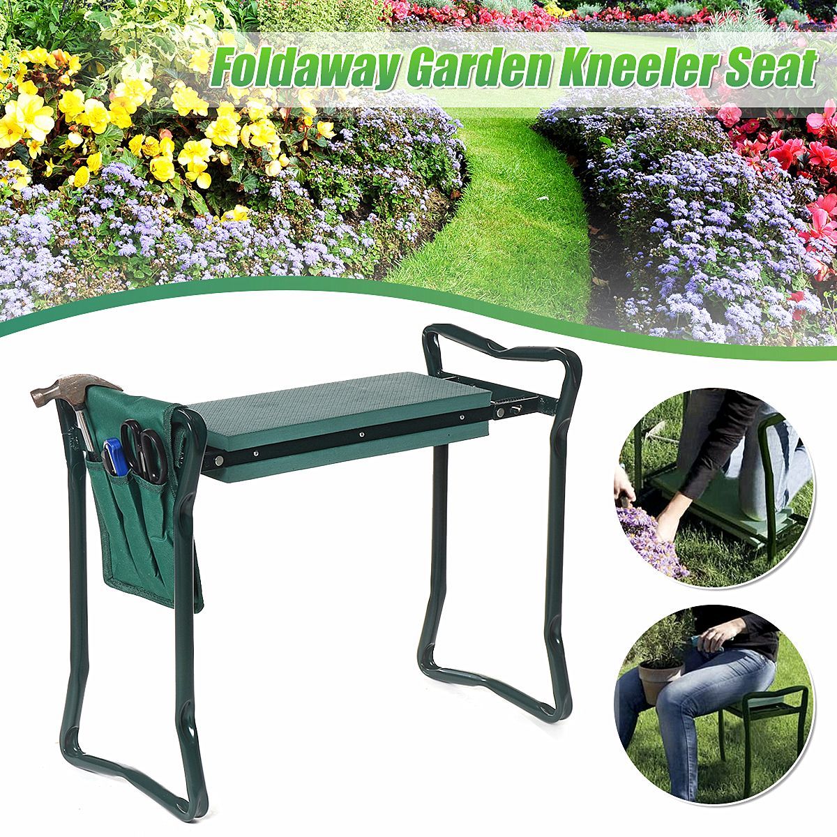 2IN1-Foldaway-Garden-Kneeler-Seat-Kneeling-Bench-EVA-Soft-Pad-Stool-W-Outdoor-Pouch-1676177