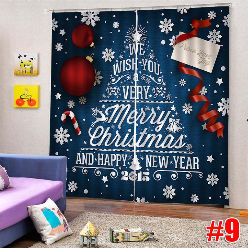 2PCS-3D-Print-Window-Curtain-Drapery-Door-Screen-Panel-for-Christmas-Decoration-1749794