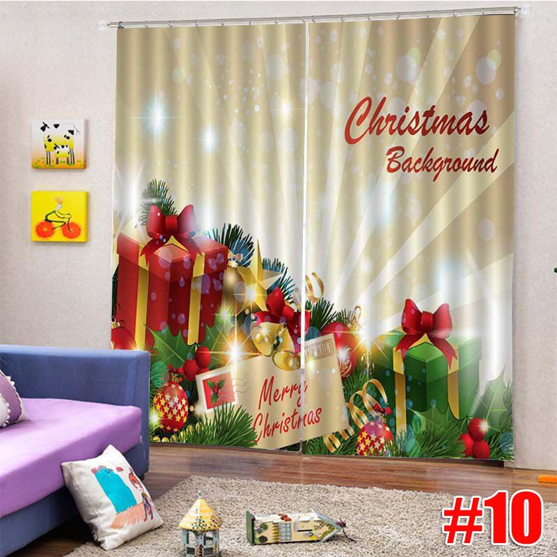 2PCS-3D-Print-Window-Curtain-Drapery-Door-Screen-Panel-for-Christmas-Decoration-1749794