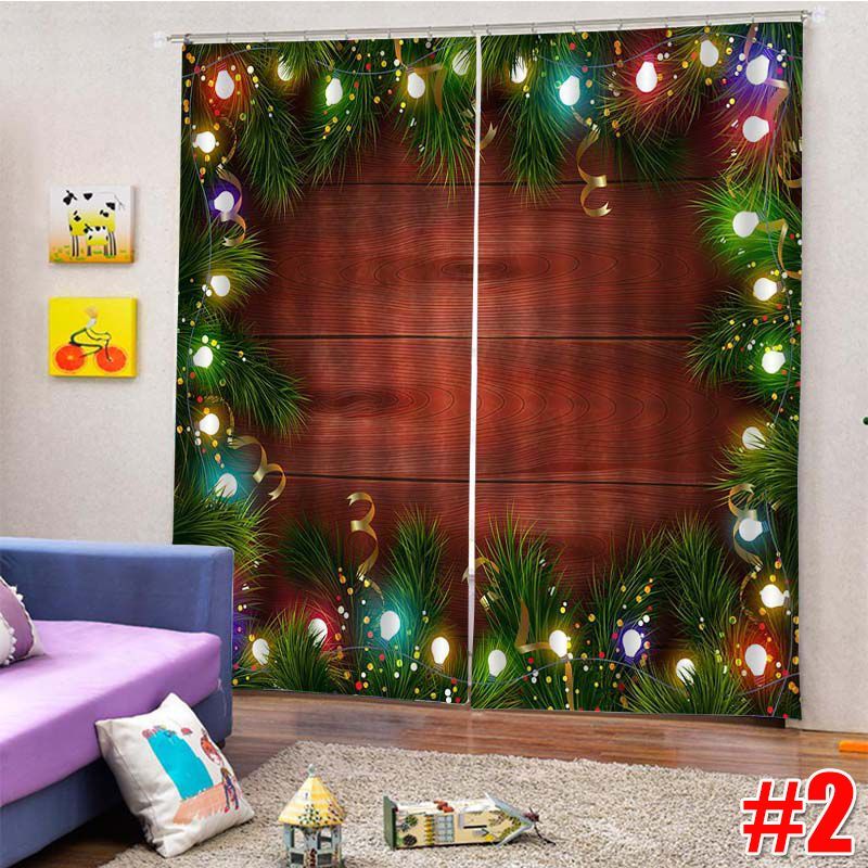 2PCS-3D-Print-Window-Curtain-Drapery-Door-Screen-Panel-for-Christmas-Decoration-1749794