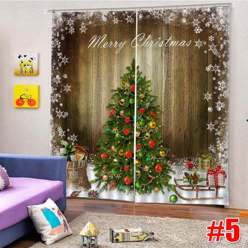 2PCS-3D-Print-Window-Curtain-Drapery-Door-Screen-Panel-for-Christmas-Decoration-1749794