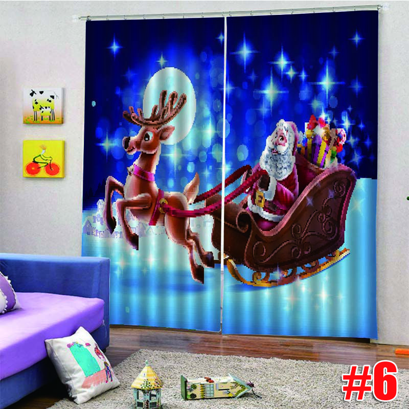 2PCS-3D-Print-Window-Curtain-Drapery-Door-Screen-Panel-for-Christmas-Decoration-1749794