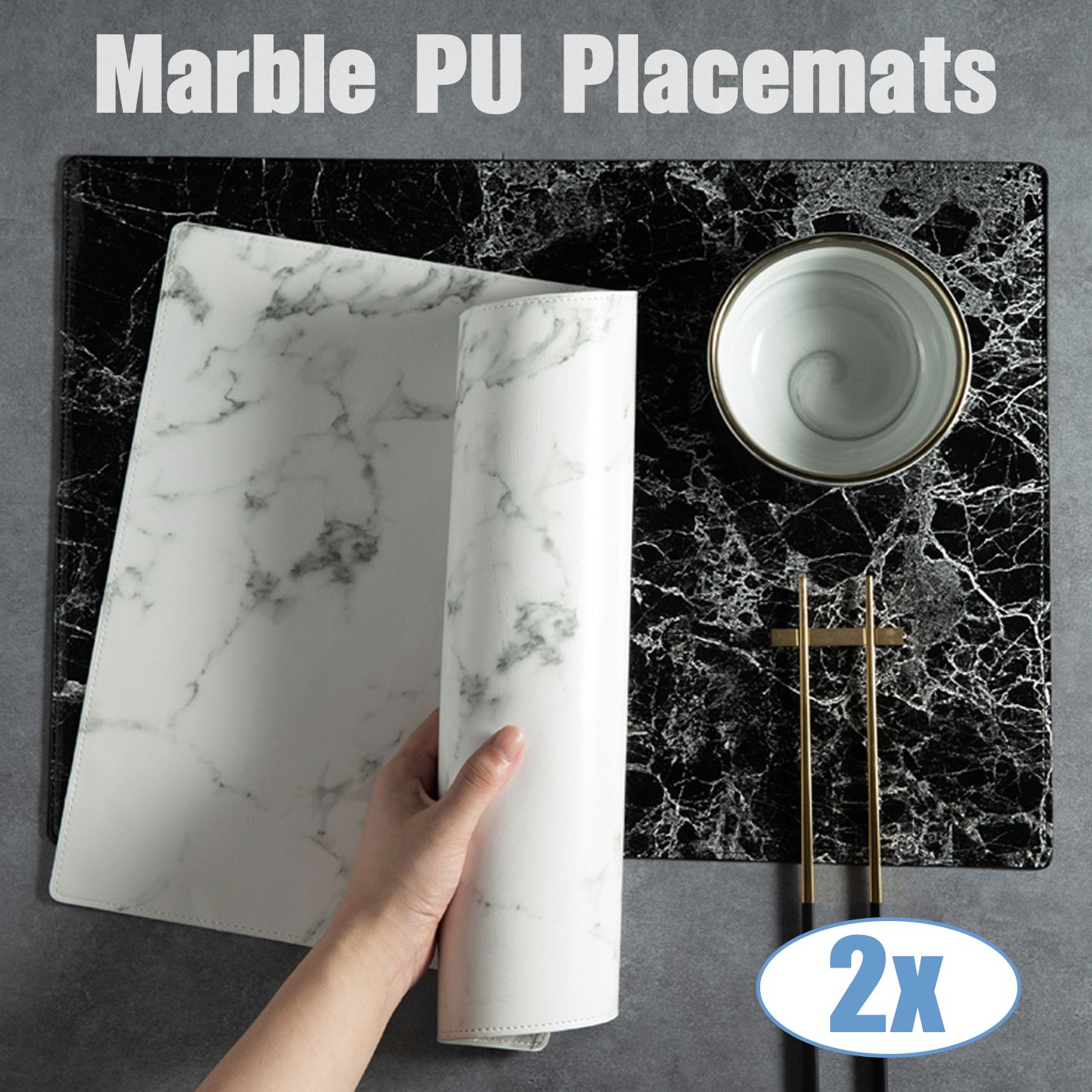 2PCS-Marble-Placemats-Kitchen-Dining-Table-Place-Mats-Pads-Decor-PVC-45x30CM-1588714