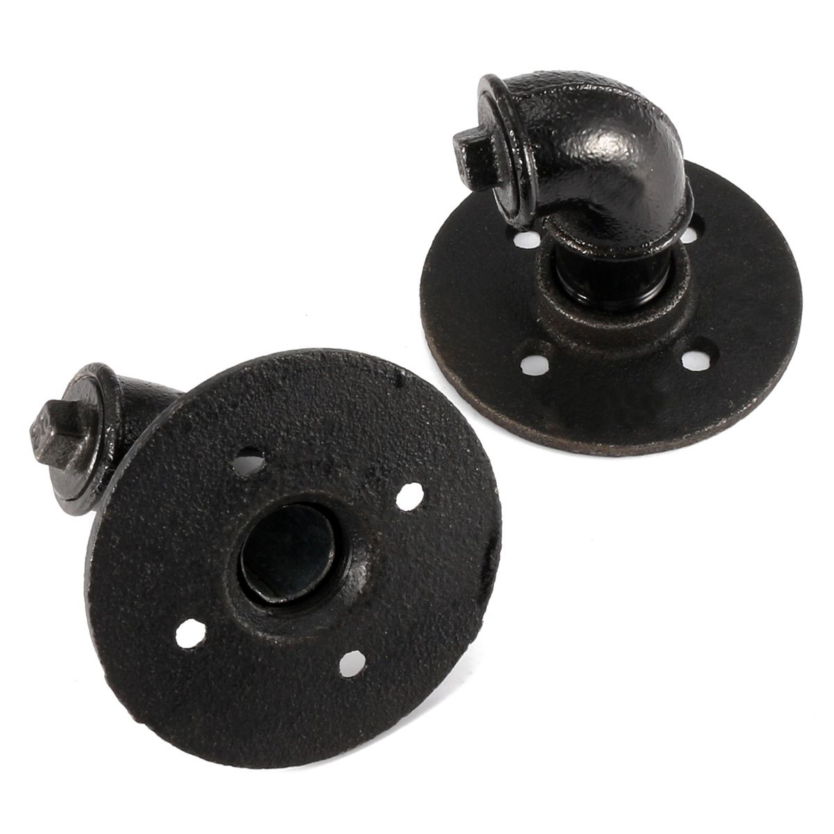 2Pcs--Black-Iron-Industrial-Pipe-Hooks-for-Coat-Towel-Dressing-Gown-1146305