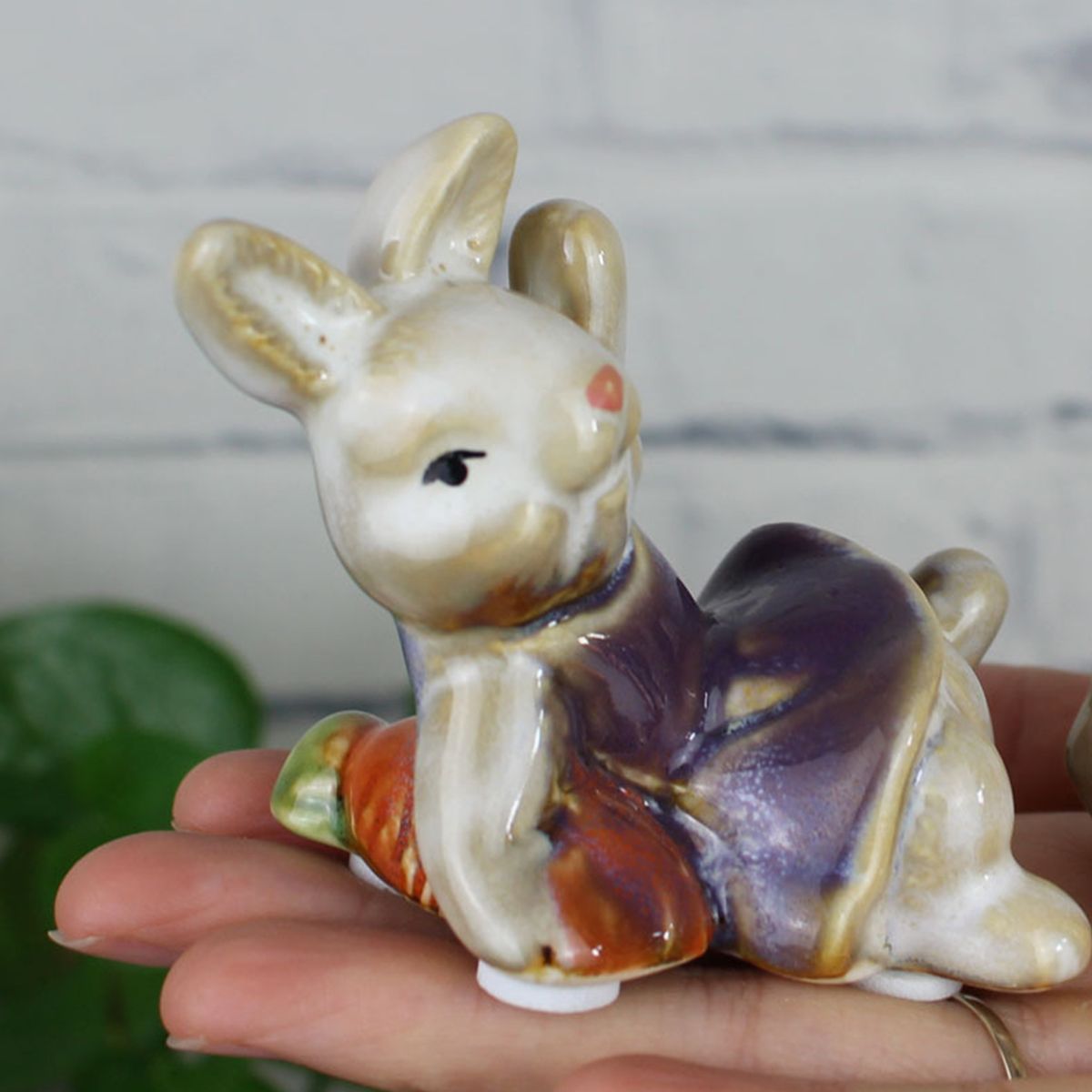 2Pcs-Ceramic-Bunny-Easter-Vintage-Rabbit-Decorations-Table-Party-Home-Ornaments-1455354