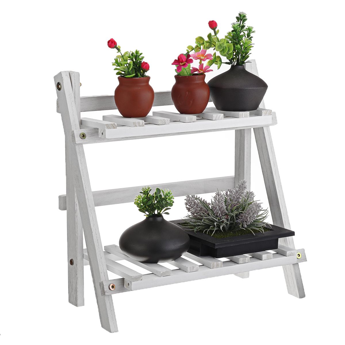 2Tier-Wooden-Shelves-Flower-Pot-Plant-Stand-Display-Indoor-Outdoor-Garden-Patio-1742008